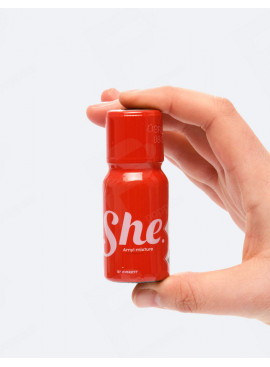She Poppers 15 ml mit hand