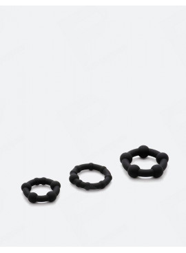 3er-Pack Penisringe Black Pearl Malesation