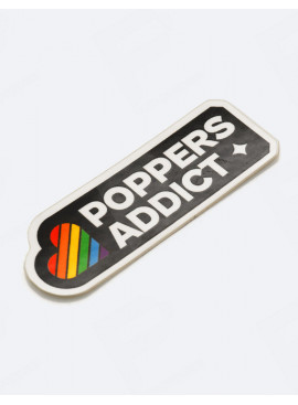 poppers addict sticker