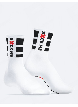 SneakXX Suck Me Socken Weiß