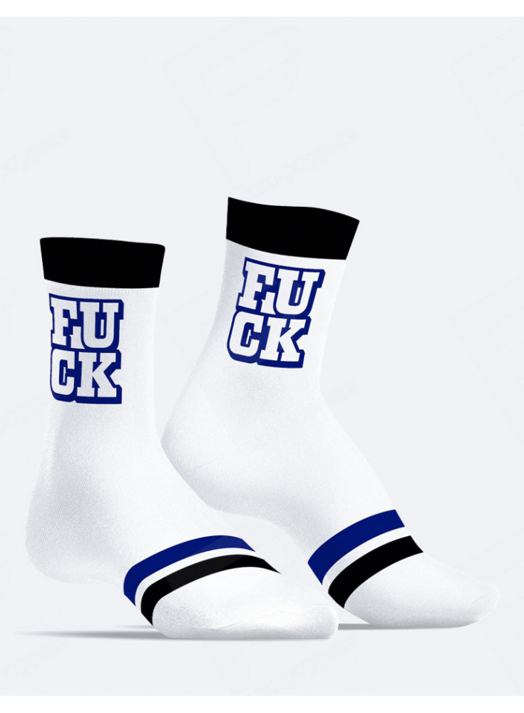 SneakXX Fuck University Socken Weiß