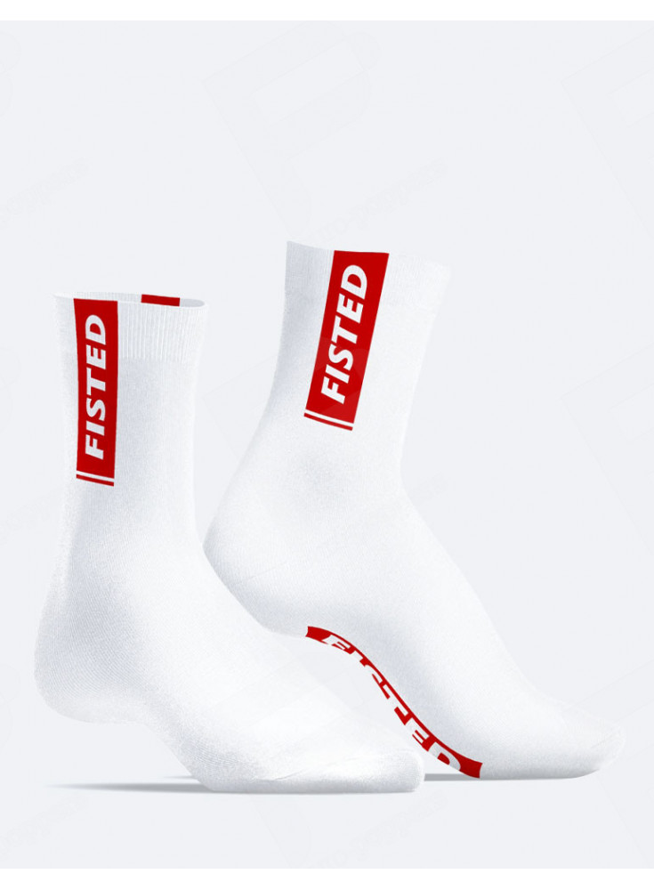 SneakXX Stripe Fisted Socken Weiß