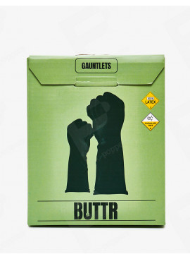 Fisting-Handschuhe Schwarz packaging