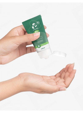 Bio Aloe Vera Wasser Gleitgel Easy Glide 100 ml mit hand