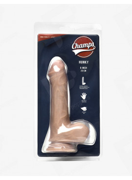 Hunky Realistischer Dildo Dual Density 20 cm Champs packaging