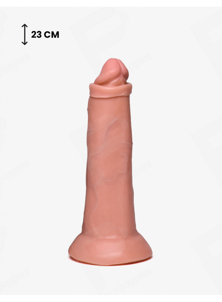 King Cock Realistischer Dildo mit Vorhaut 23 cm