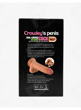 Crowley Realistischer Dildo 18 cm Shequ packaging details