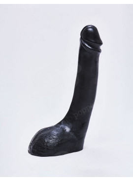 All Black Realistischer XL Dildo 28 cm