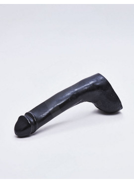 All Black Realistischer XL Dildo 28 cm details