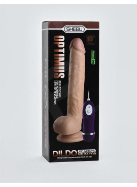 Optimus Realistischer Vibrating Dildo 26 cm Shequ packaging