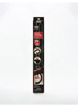 Ribbed Anal Snake Dildo mit Saugnapf 48 cm packaging details