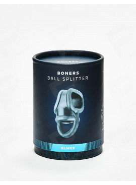 Ball Splitter Boners Silikon Cockring Grau