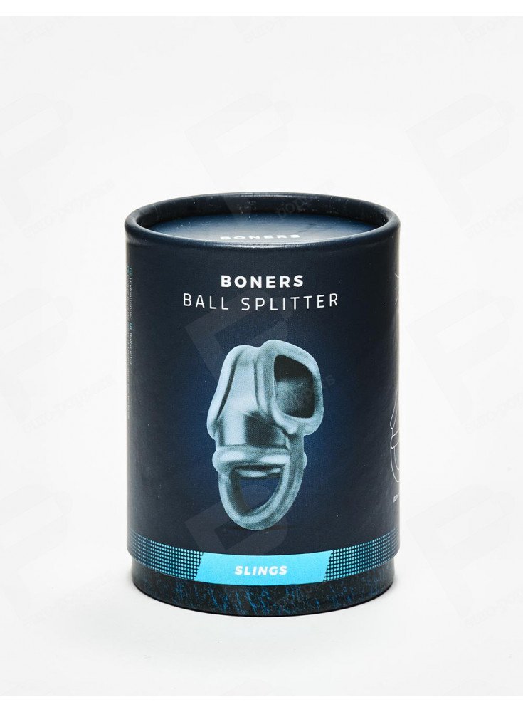 Ball Splitter Boners Silikon Cockring Grau