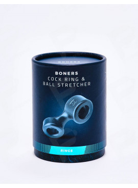 Testikelseparator Boners Silikon Grau Duo