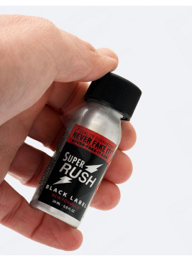 Super Rush Black Label 24 ml im hand