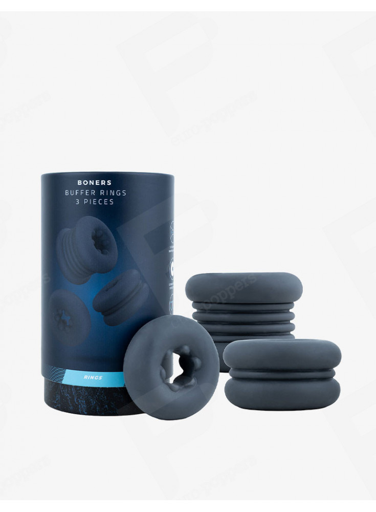 3er-Pack Buffer Rings Boners Blau
