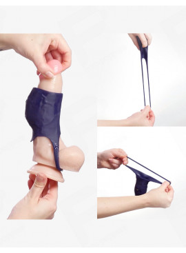 Vibrierende Penishülle mit Ring Boners stretch