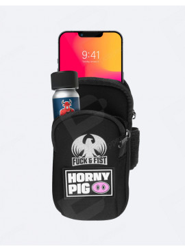 Darklands Fuck Bag Horny Pig platz für accessoires und smartphone
