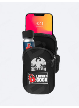 Darklands Fuck Bag TAG Locked Cock platz für accessoires und smartphone