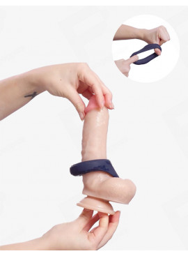Boners vibrierender Cockring mit Perineum-Stimulator Anwendung