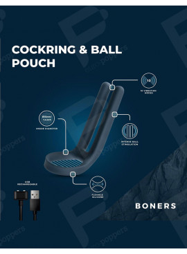 Vibrierender Cockring Multi-Zone Boners Details