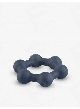 Hexagonaler Penisring mit Stahlkugeln Größe M/L Boners Draufsicht