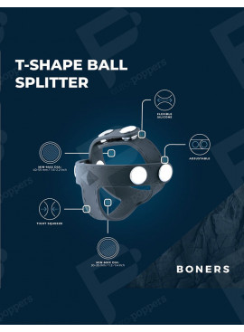 Hodentrenner in T-Form aus Silikon Boners Nahaufnahme Material und Struktur