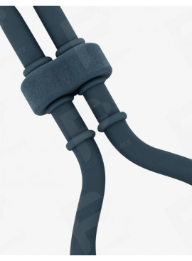 Verstellbarer Penisring mit Vibration Boners Detailansicht Material und Regler