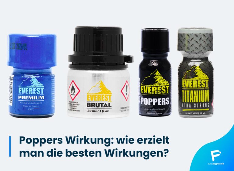 Welches Poppers wirkt am besten? Unsere Hinweise. Euro Poppers