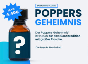 Read more about the article Euro Poppers bietet Ihnen das Poppers Geheimnis!
